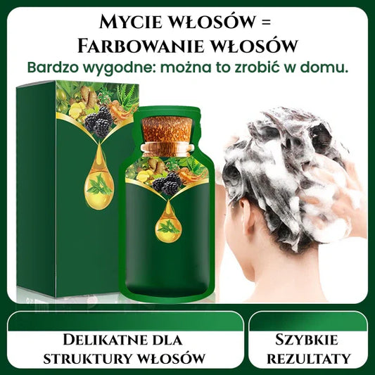 Delikatna roślinna farba do włosów – szybko działająca