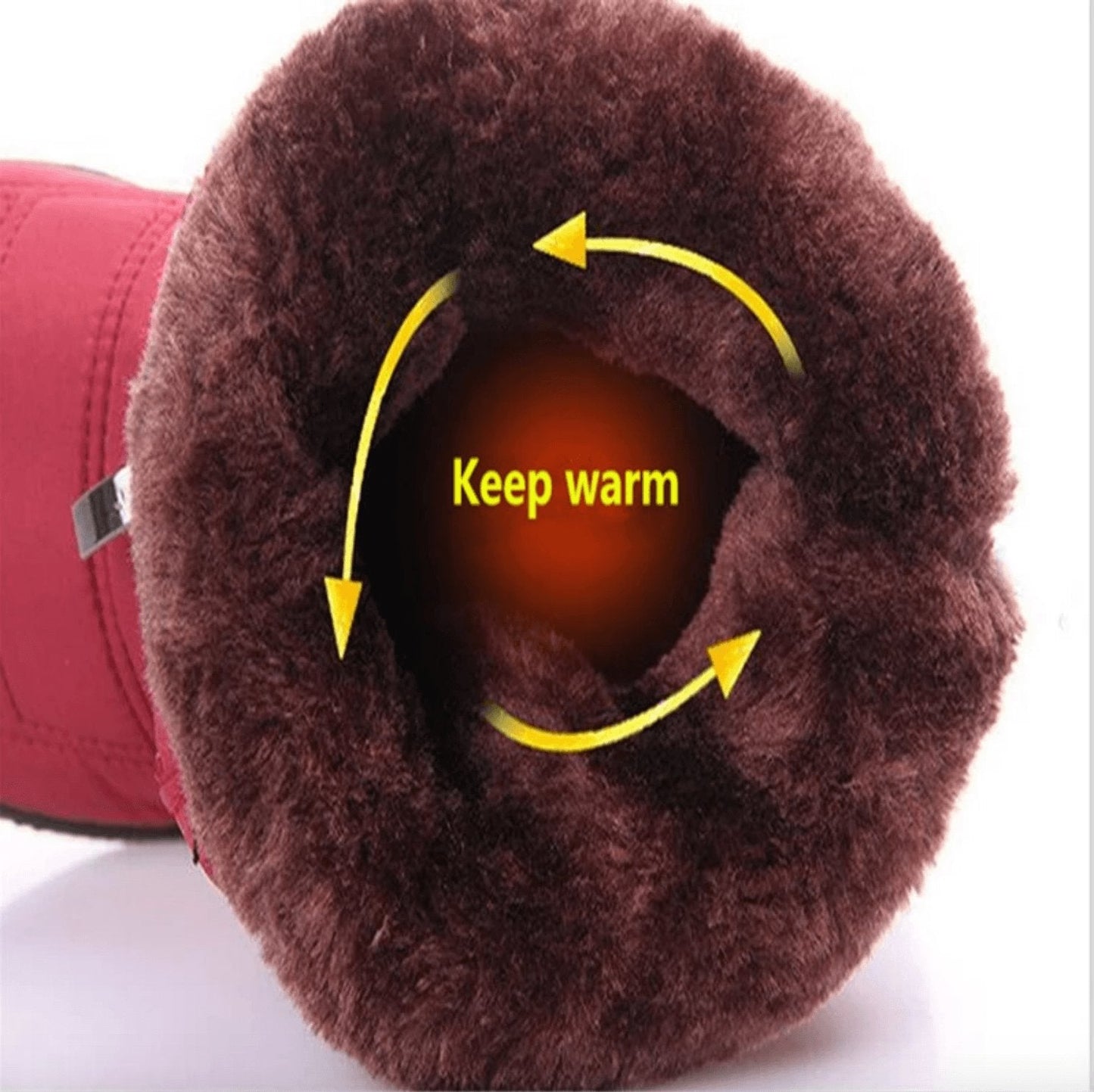 Damskie wodoodporne buty śniegowe