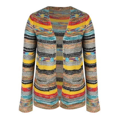 Sweter Dziany Kardigan Cienki Luźny Żakiet Dla Kobiet Casual Y2k Krótkie Ubrania Elegancka Odzież Damska Modny Top