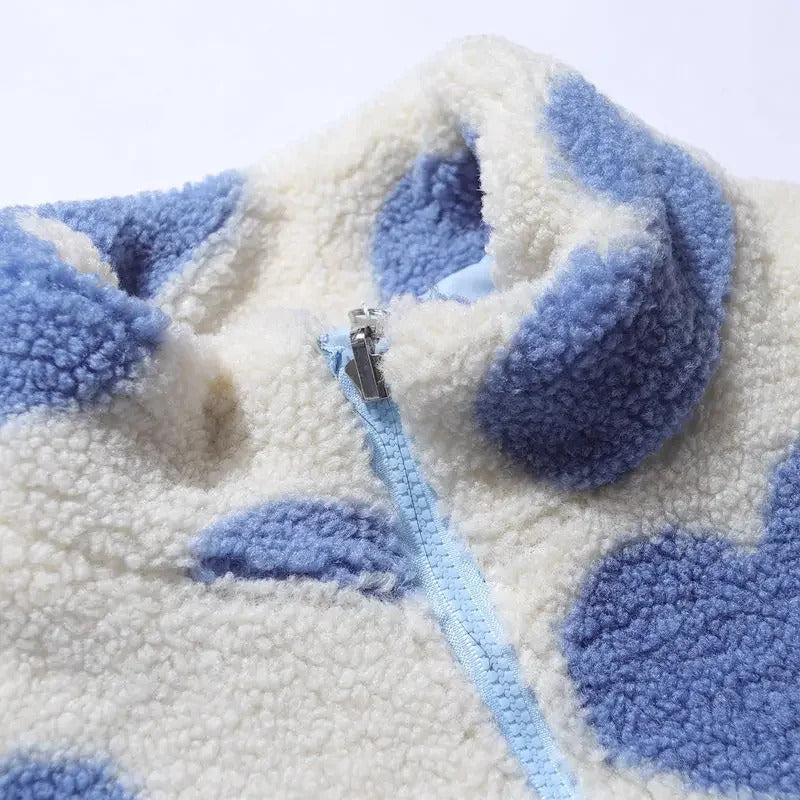 Daria | Dwustronna kurtka w serduszka