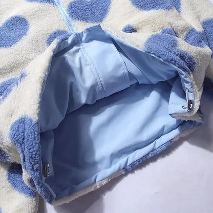 Daria | Dwustronna kurtka w serduszka