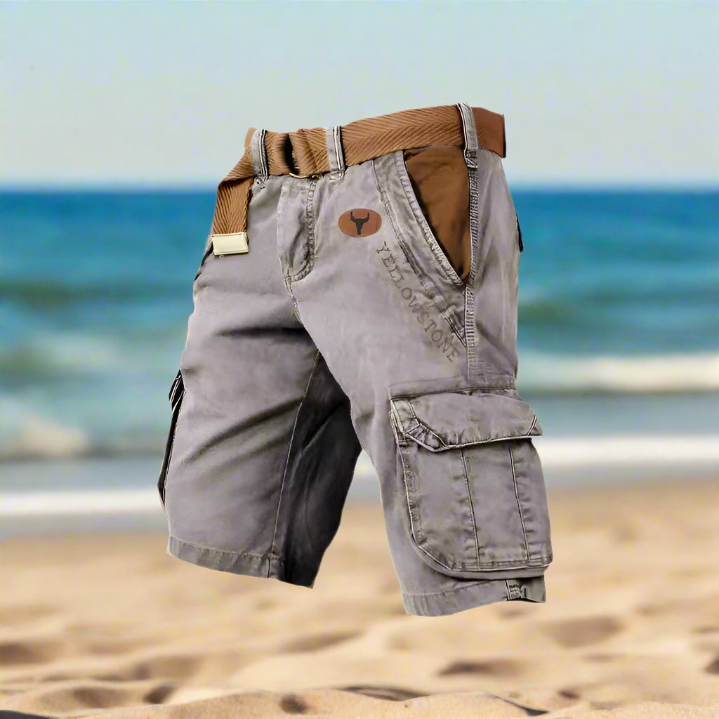 Jeroen – Spodenki cargo z kieszeniami dla mężczyzn