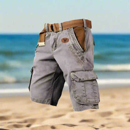 Jeroen – Spodenki cargo z kieszeniami dla mężczyzn