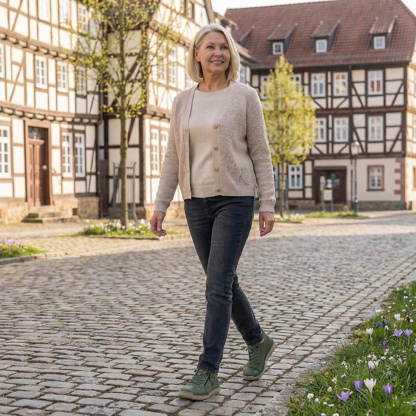 Maja – Komfortowe ortopedyczne sneakersy + Zamek błyskawiczny