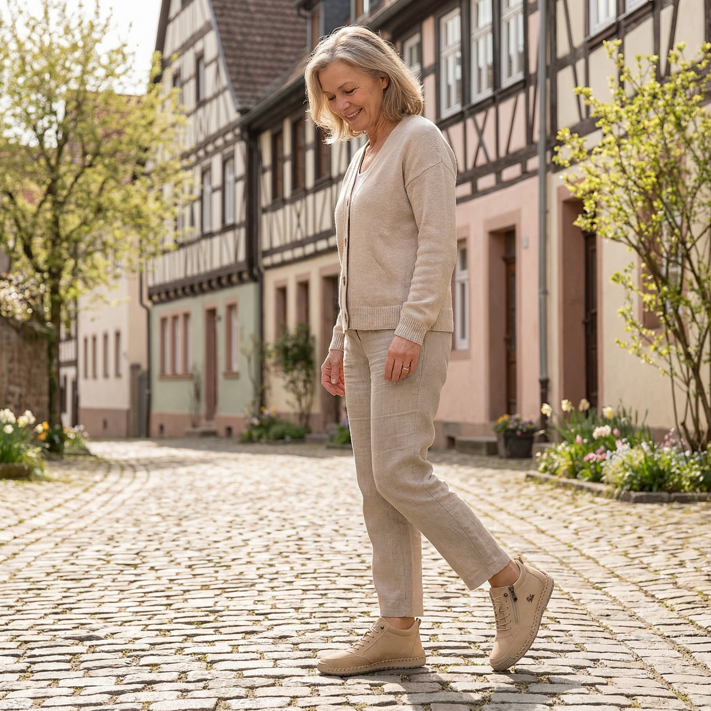 Maja – Komfortowe ortopedyczne sneakersy + Zamek błyskawiczny