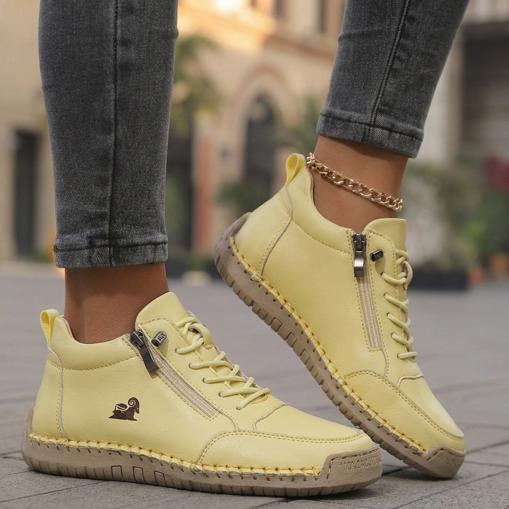 Maja – Komfortowe ortopedyczne sneakersy + Zamek błyskawiczny