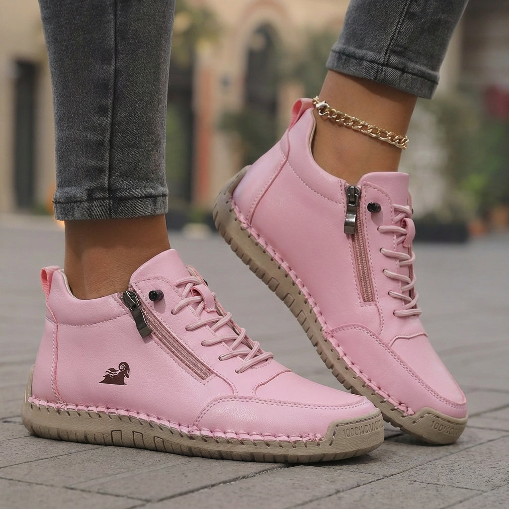 Maja – Komfortowe ortopedyczne sneakersy + Zamek błyskawiczny