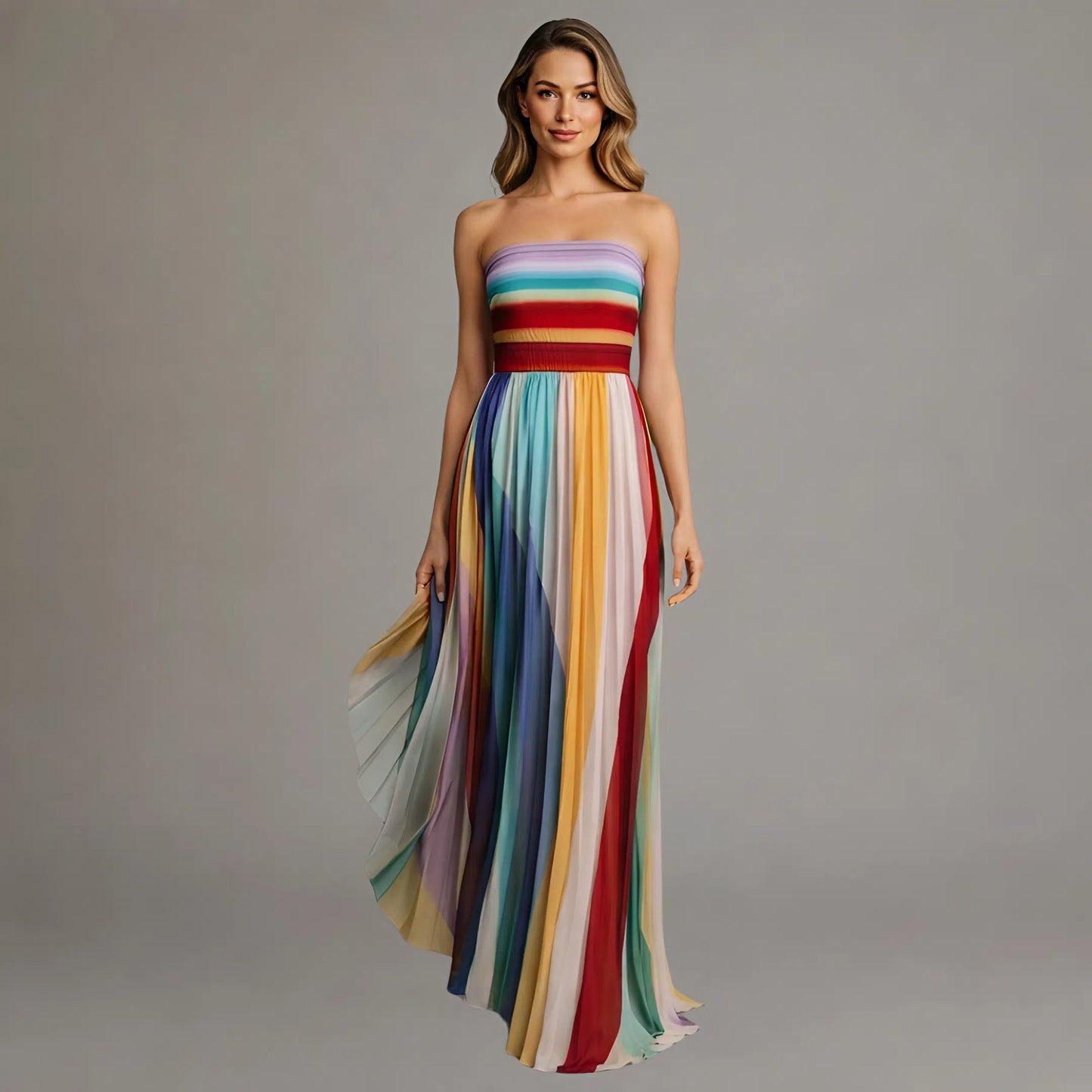 Gosia| Długa sukienka casual